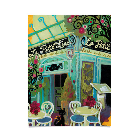 Natasha Wescoat Le Petit Zinc Poster