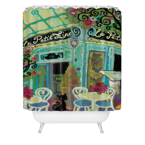 Natasha Wescoat Le Petit Zinc Shower Curtain