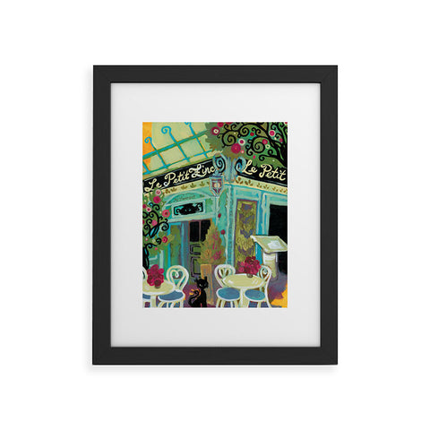 Natasha Wescoat Le Petit Zinc Framed Art Print