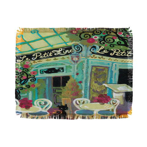 Natasha Wescoat Le Petit Zinc Throw Blanket