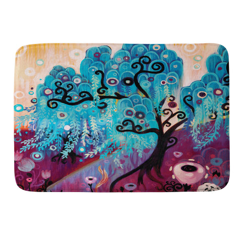 Natasha Wescoat Willow Blue Memory Foam Bath Mat