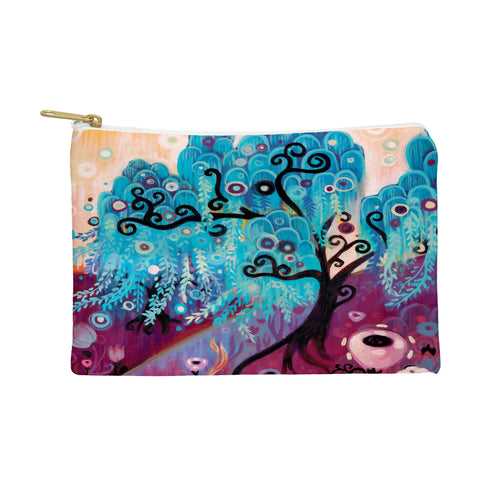 Natasha Wescoat Willow Blue Pouch