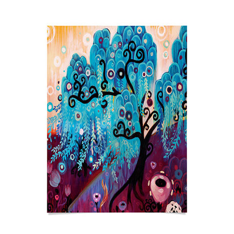 Natasha Wescoat Willow Blue Poster