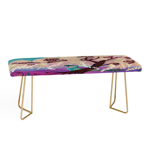 Natasha Wescoat Willow White Bench