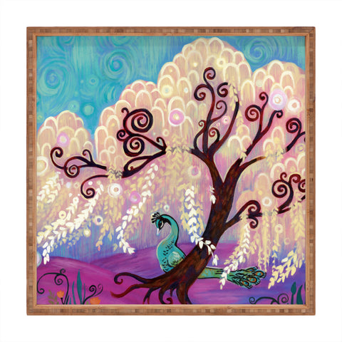 Natasha Wescoat Willow White Square Tray