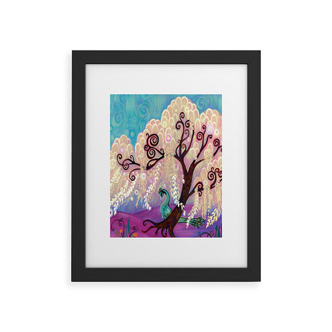 Natasha Wescoat Willow White Framed Art Print
