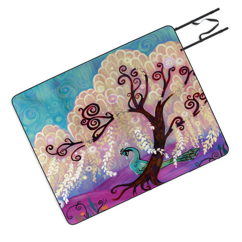 Natasha Wescoat Willow White Picnic Blanket