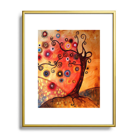 Natasha Wescoat With The Wave Metal Framed Art Print