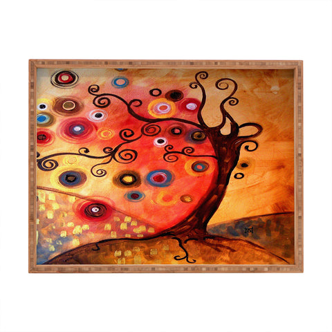 Natasha Wescoat With The Wave Rectangular Tray