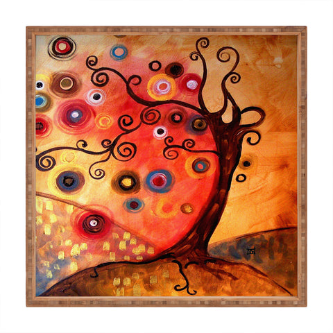 Natasha Wescoat With The Wave Square Tray