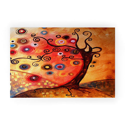 Natasha Wescoat With The Wave Welcome Mat