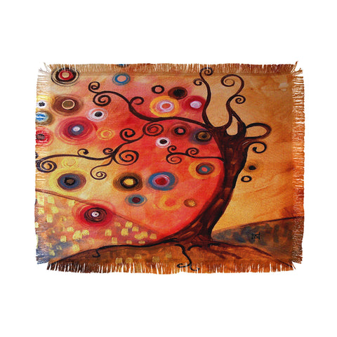 Natasha Wescoat With The Wave Throw Blanket