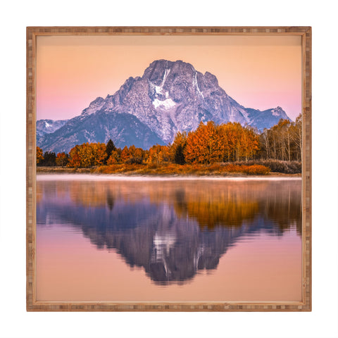 Nature Magick Aspen Autumn at Oxbow Bend Square Tray