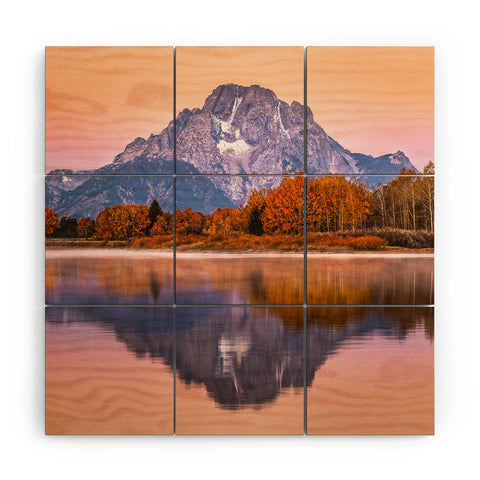 Nature Magick Aspen Autumn at Oxbow Bend Wood Wall Mural