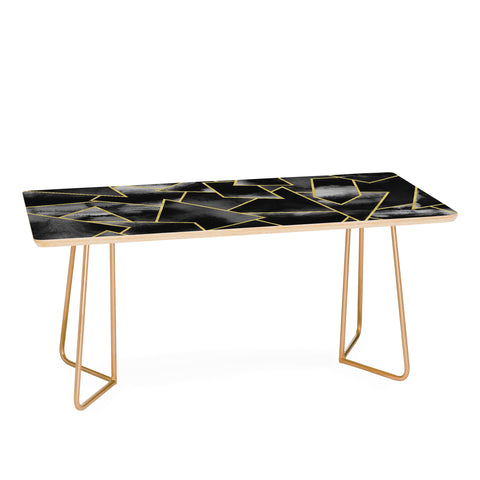 Nature Magick Black and Gold Geometric Coffee Table