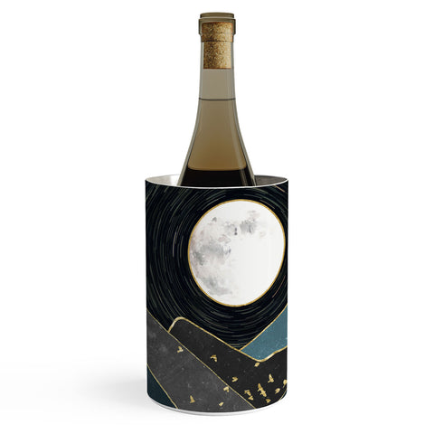 Nature Magick Blue Marble Mountains Moon Wine Chiller