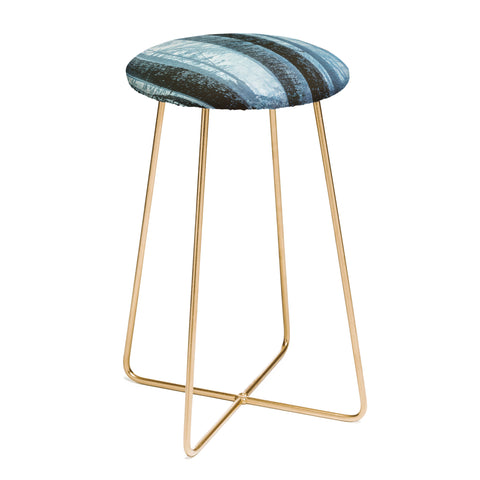 Nature Magick Blue Wanderlust Forest Fog Counter Stool