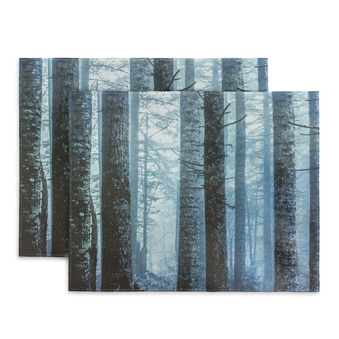 Nature Magick Blue Wanderlust Forest Fog Placemat