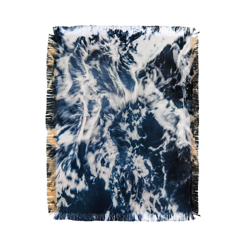 Nature Magick Blue Waves Throw Blanket