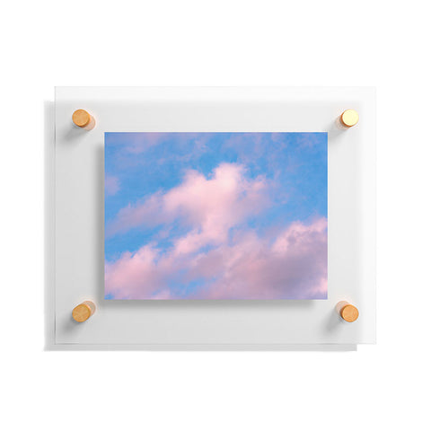 Nature Magick Cotton Candy Clouds Pink Floating Acrylic Print