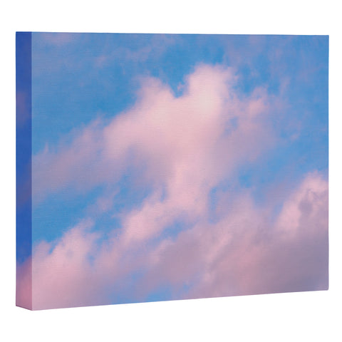 Nature Magick Cotton Candy Clouds Pink Art Canvas