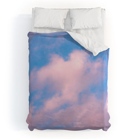 Nature Magick Cotton Candy Clouds Pink Duvet Cover