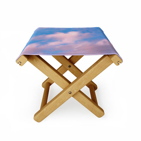 Nature Magick Cotton Candy Clouds Pink Folding Stool