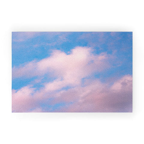 Nature Magick Cotton Candy Clouds Pink Welcome Mat