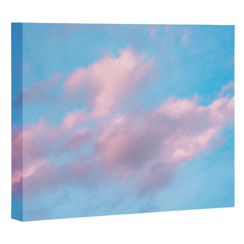 Nature Magick Cotton Candy Sky Teal Art Canvas