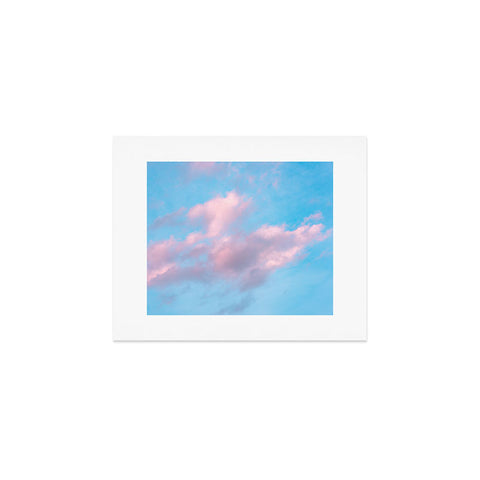 Nature Magick Cotton Candy Sky Teal Art Print