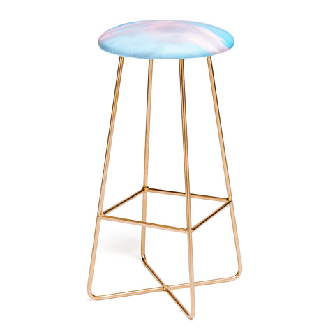 Nature Magick Cotton Candy Sky Teal Bar Stool