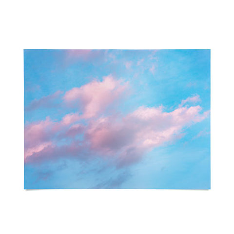 Nature Magick Cotton Candy Sky Teal Poster