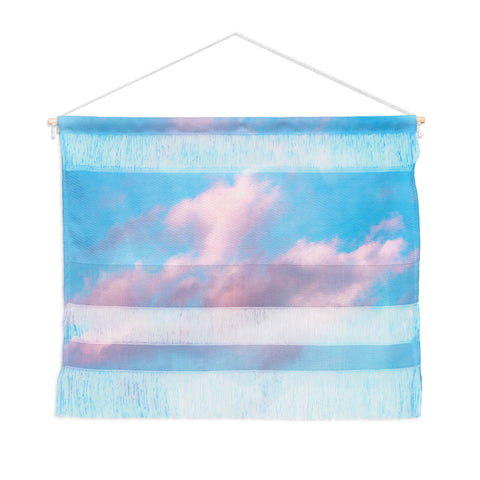 Nature Magick Cotton Candy Sky Teal Wall Hanging Landscape