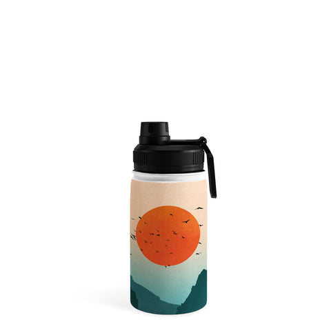 Nature Magick Emerald River Teal Sunset Water Bottle