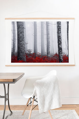 Nature Magick Fall Forest Adventure Art Print And Hanger