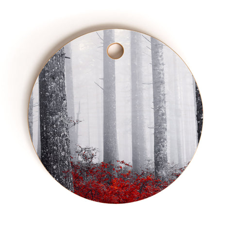 Nature Magick Fall Forest Adventure Cutting Board Round