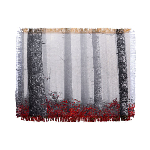Nature Magick Fall Forest Adventure Throw Blanket