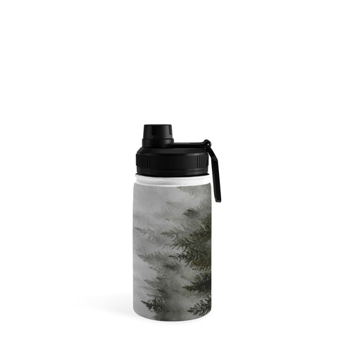 Nature Magick Foggy Fir Forest Fantasy Water Bottle