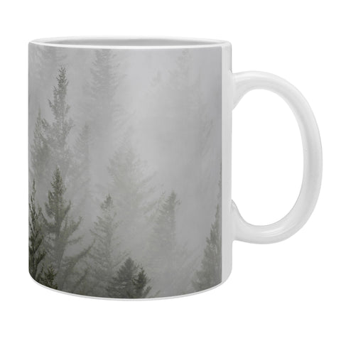 Nature Magick Foggy Fir Forest Fantasy Coffee Mug