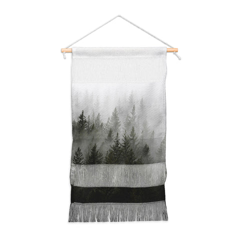 Nature Magick Foggy Fir Forest Fantasy Wall Hanging Portrait