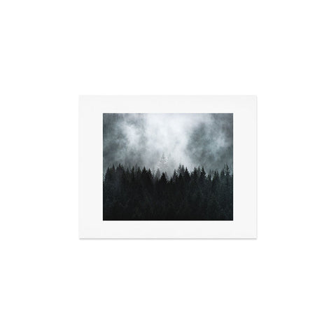 Nature Magick Foggy Forest Adventure Art Print