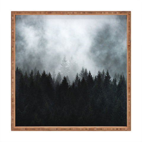 Nature Magick Foggy Forest Adventure Square Tray