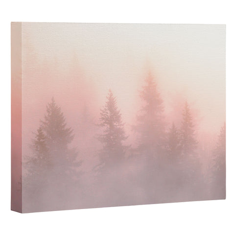 Nature Magick Foggy Trees Forest Adventure Art Canvas