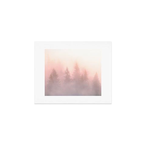 Nature Magick Foggy Trees Forest Adventure Art Print