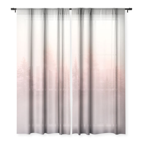 Nature Magick Foggy Trees Forest Adventure Sheer Non Repeat