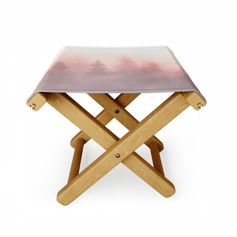 Nature Magick Foggy Trees Forest Adventure Folding Stool