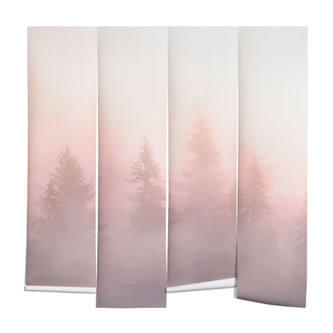 Nature Magick Foggy Trees Forest Adventure Wall Mural