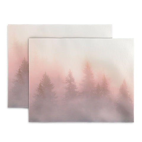Nature Magick Foggy Trees Forest Adventure Placemat