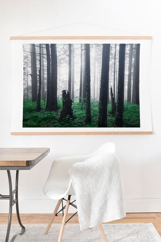 Nature Magick Forest Adventure Art Print And Hanger