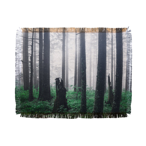 Nature Magick Forest Adventure Throw Blanket